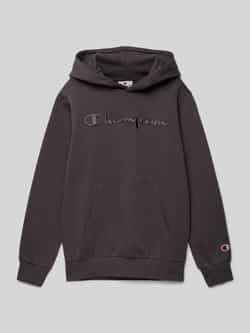 Champion Hoodie met labelstitching