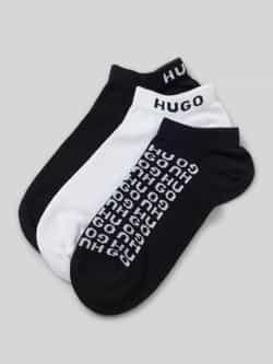 HUGO underwear Sokken 3P AS AO LOGO CC met contrasterende logo-opdruk (3 paar Set van 3)