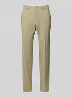 S.Oliver BLACK LABEL Regular fit pantalon met fijne geweven structuur