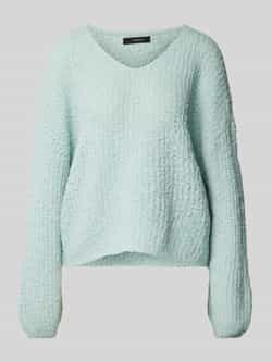 Vero Moda Oversized gebreide pullover met V-hals model 'JULIETTE'