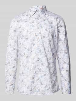 ETERNA SLIM FIT Slim fit zakelijk overhemd met all-over motief