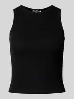Review Korte top met ronde hals