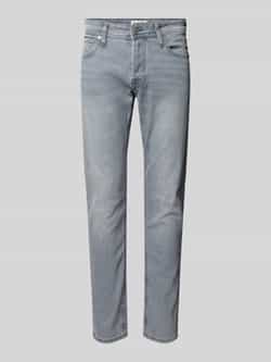 Jack & jones Slim fit jeans met knoopsluiting model 'Glenn'