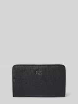 CK Calvin Klein Portemonnee met labelapplicatie model 'CK DAILY'