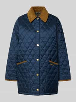 Barbour Regular fit gewatteerd jack met corduroy model 'MODERN LIDDESDALE'