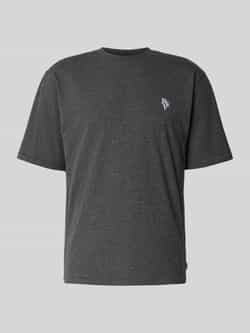 REVIEW T-shirt met labelstitching