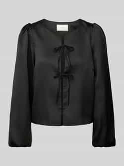 NEO NOIR Regular fit blouse met ballonmouwen model 'Daliska Dull'
