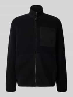 ARMEDANGELS Relaxed fit fleecejack van puur katoen model 'FLAABO'