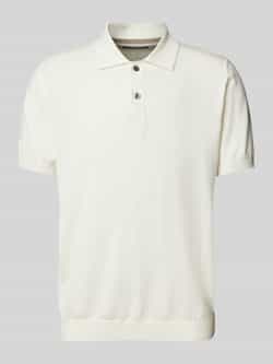 Christian Berg Men Poloshirt met labeldetail