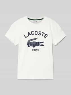 Lacoste T-shirt met labelprint