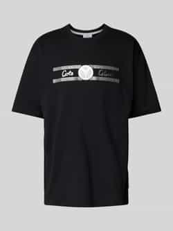 Carlo colucci T-shirt met labelprint