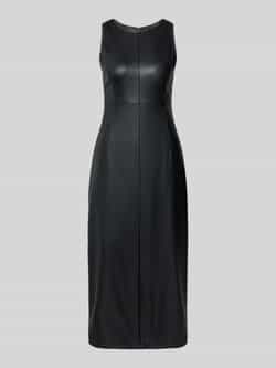 Armani Exchange Maxi-jurk in leerlook