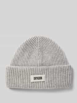 Drykorn Grijze Gebreide Muts Nerea Gray Dames