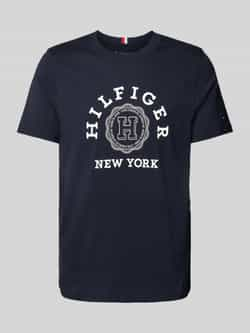 Tommy Hilfiger T-shirt met labelprint model 'HILFIGER COIN'