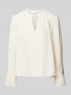 Tommy Hilfiger Regular fit blouseshirt van viscose met opstaande kraag