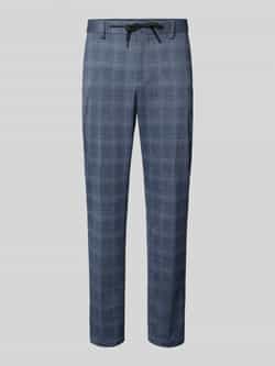 S.Oliver BLACK LABEL Slim fit pantalon met riemlussen