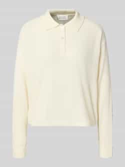 GUIDO MARIA KRETSCHMER WOMAN Regular fit shirt met lange mouwen in gebreide look model 'Patrizia'
