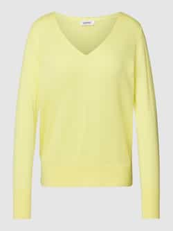 Esprit Gebreide pullover met V-hals