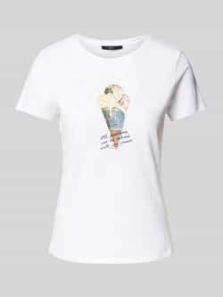 Zero T-shirt met motiefprint