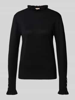 FREE QUENT Regular fit shirt met lange mouwen van viscosemix model 'Katie'