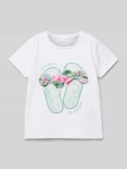 Name it T-shirt met labeldetail model 'FIWI'