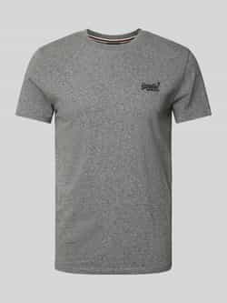 Superdry T-shirt met labelstitching