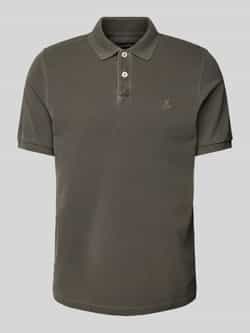 Marc O'Polo Regular fit poloshirt van puur katoen met logostitching
