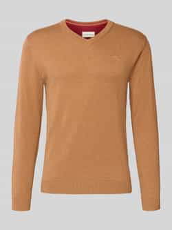 Tom Tailor Regular fit gebreide pullover van zuiver katoen