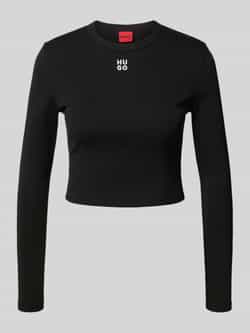 HUGO Regular fit shirt met lange mouwen van katoenmix model 'DAFILOMENA'