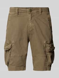 Superdry Korte cargobroek met labeldetail