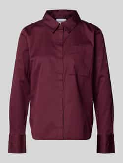 Comma Regular fit overhemdblouse met borstzak model 'September'