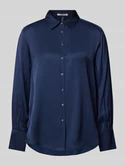 BRAX Overhemdblouse van pure viscose met labeldetail model 'VIC'