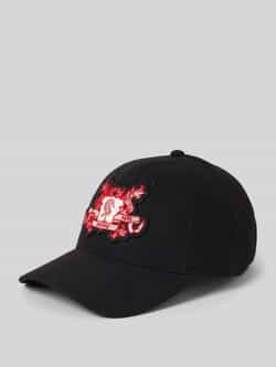 HUGO Baseballpet met labeldetail