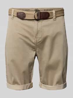 Lerros Bermuda met riem en achterzakken
