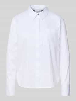 Comma Regular fit overhemdblouse met borstzak