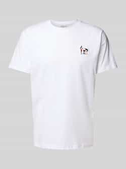 Dedicated T-shirt met stitching en ronde hals model 'BBQ'