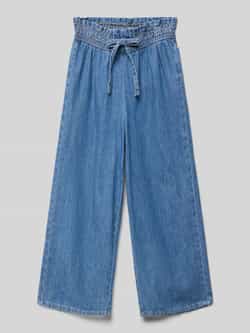 S.Oliver RED LABEL Regular fit wide leg jeans met elastische band