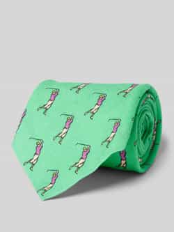 Polo Ralph Lauren Linnen stropdas met motiefprint