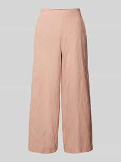 Jake*s Collection Wide leg stoffen broek met motiefstitching