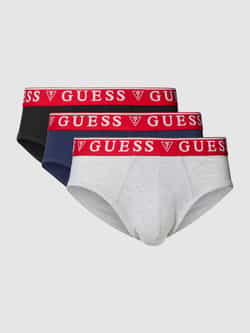 Guess Slip met elastische band in een set van 3 stuks model 'BRIAN HERO'