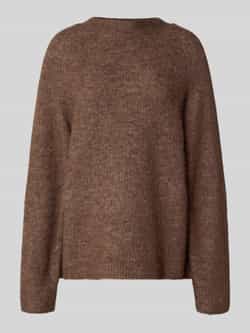 Selected Femme Relaxed fit gebreide pullover van wolmix model 'SIA'