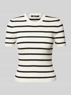 Gina Tricot Kort T-shirt met fijnrib
