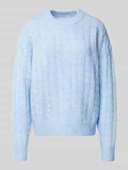 Christian Berg Woman Gebreide pullover met kabelpatroon