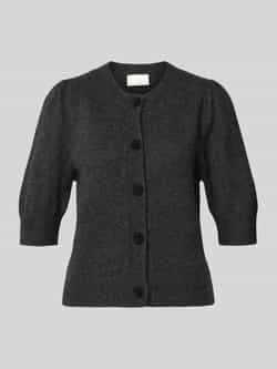 NEO NOIR Gebreid jack met ronde hals model 'Trudy'