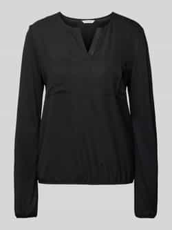 Tom Tailor Loose fit blouseshirt met opgestikte borstzakken en tuniekkraag