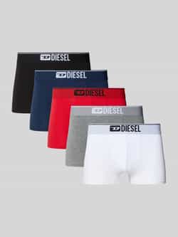 Diesel Boxershort met logostitching in een set van 5 stuks model 'Damien'
