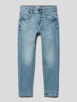 S.Oliver slim fit jeans blauw Jongens Denim 104 | Jeans van