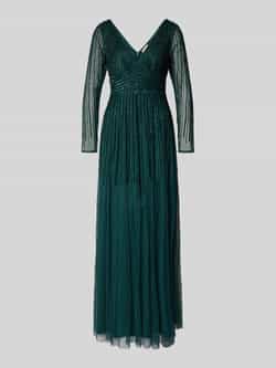 Lace & Beads Avondjurk met V-hals