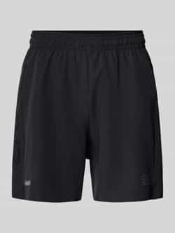 EA7 Emporio Armani Korte regular fit broek met labelpatch model 'VENTUS7'