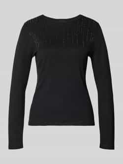 S.Oliver BLACK LABEL Slim fit pullover van viscosemix